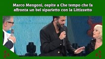 Marco Mengoni, ospite a Che tempo che fa affronta un bel siparietto con la Littizzetto