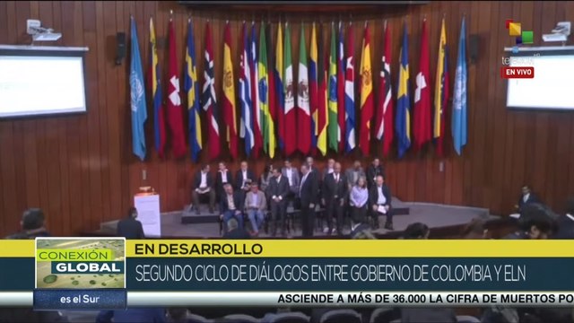 Gobierno colombiano y ELN inician segundo ciclo de diálogos
