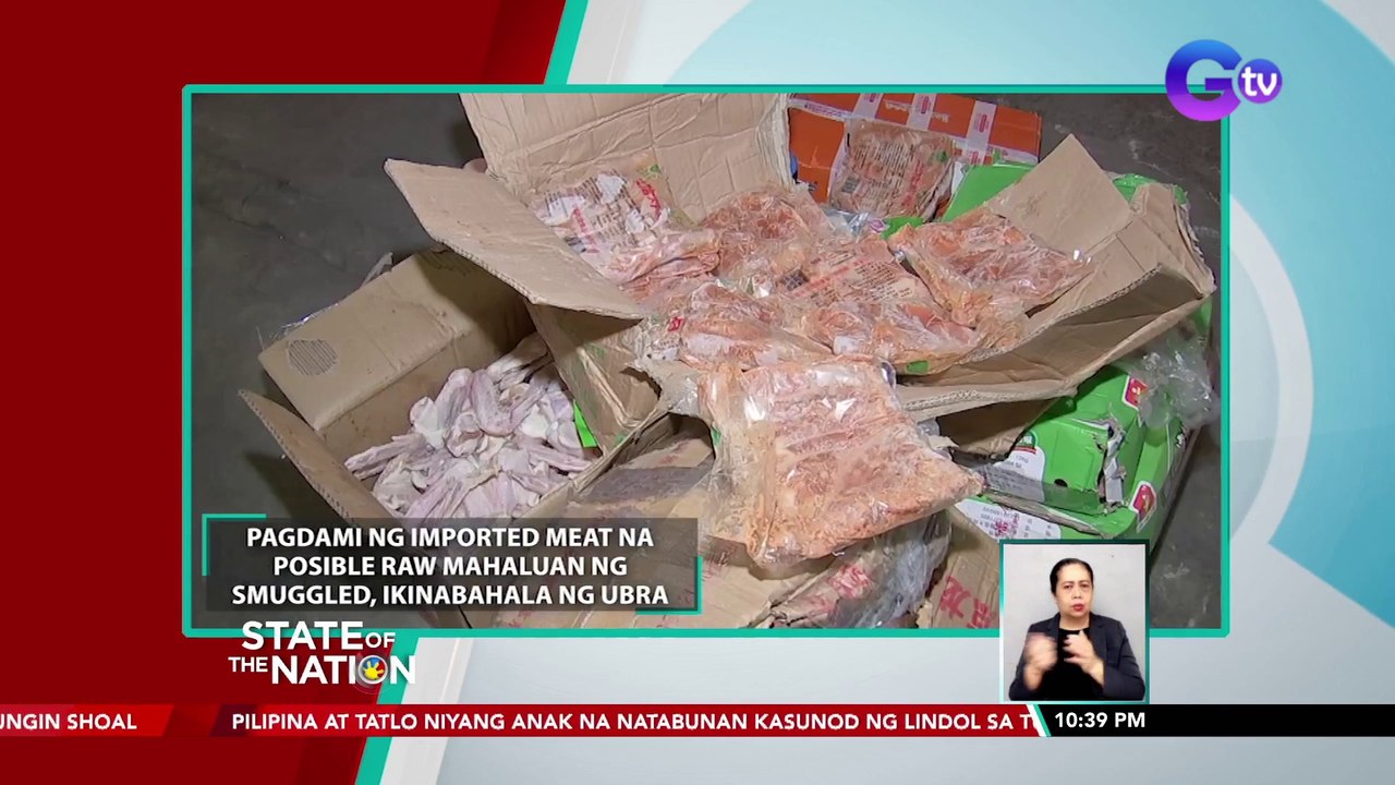 Pagdami ng imported meat na posible raw mahaluan ng smuggled, ikinabahala ng UBRA | SONA