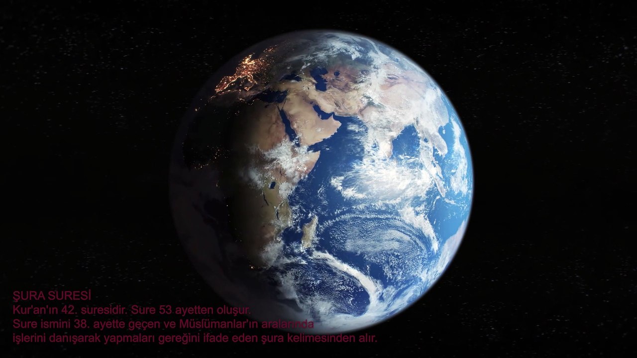 82 ŞURA SURESİ TÜRKÇE MEALİ