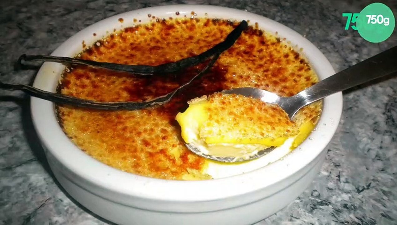 Crèmes brulées vanille bourbon