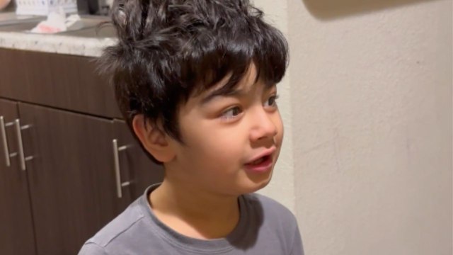 3 y/o boy has a sweet & comical reaction to his 'construction-themed' birthday party decor