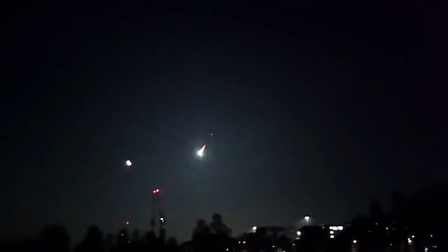 Explosion d'astéroïde en plein ciel en france