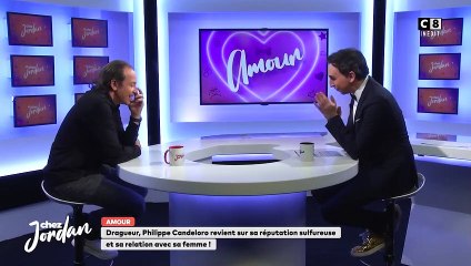 Philippe Candeloro dans l'émission "Chez Jordan", sur C8.