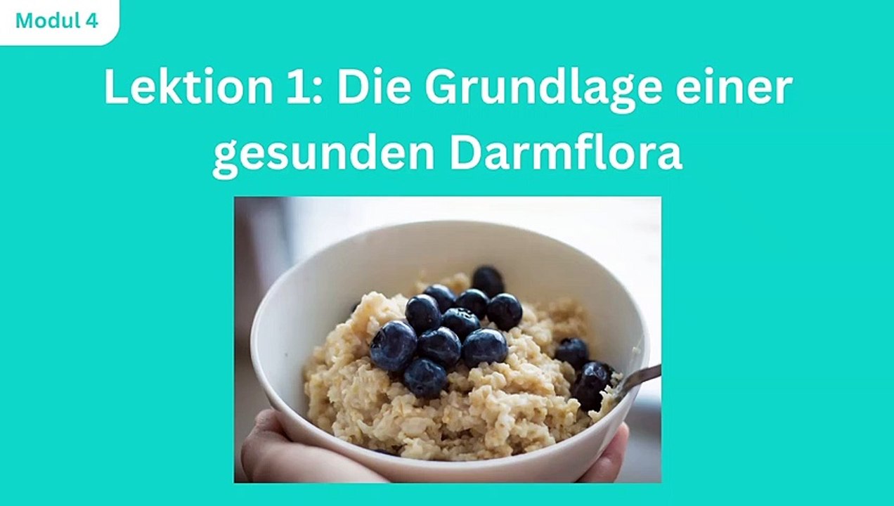 #1 Die Grundlage einer gesunden Darmflora