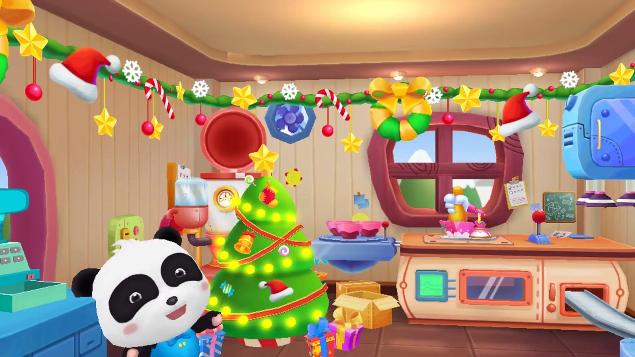 Little Panda's Candy Shop educational game | lollipops, animals and colors