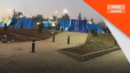 Gempa Bumi Turkiye | Lawan kesejukan dalam khemah serba daif