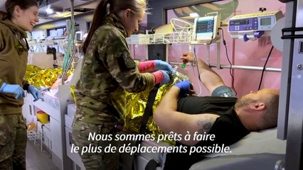 Ukraine: sur la route avec un "bataillon médical" de bénévoles