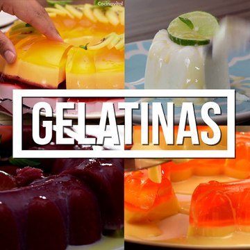 Deliciosas recetas de gelatinas para toda ocasión
