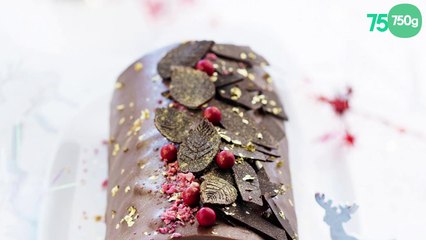 Bûche chocolat au lait