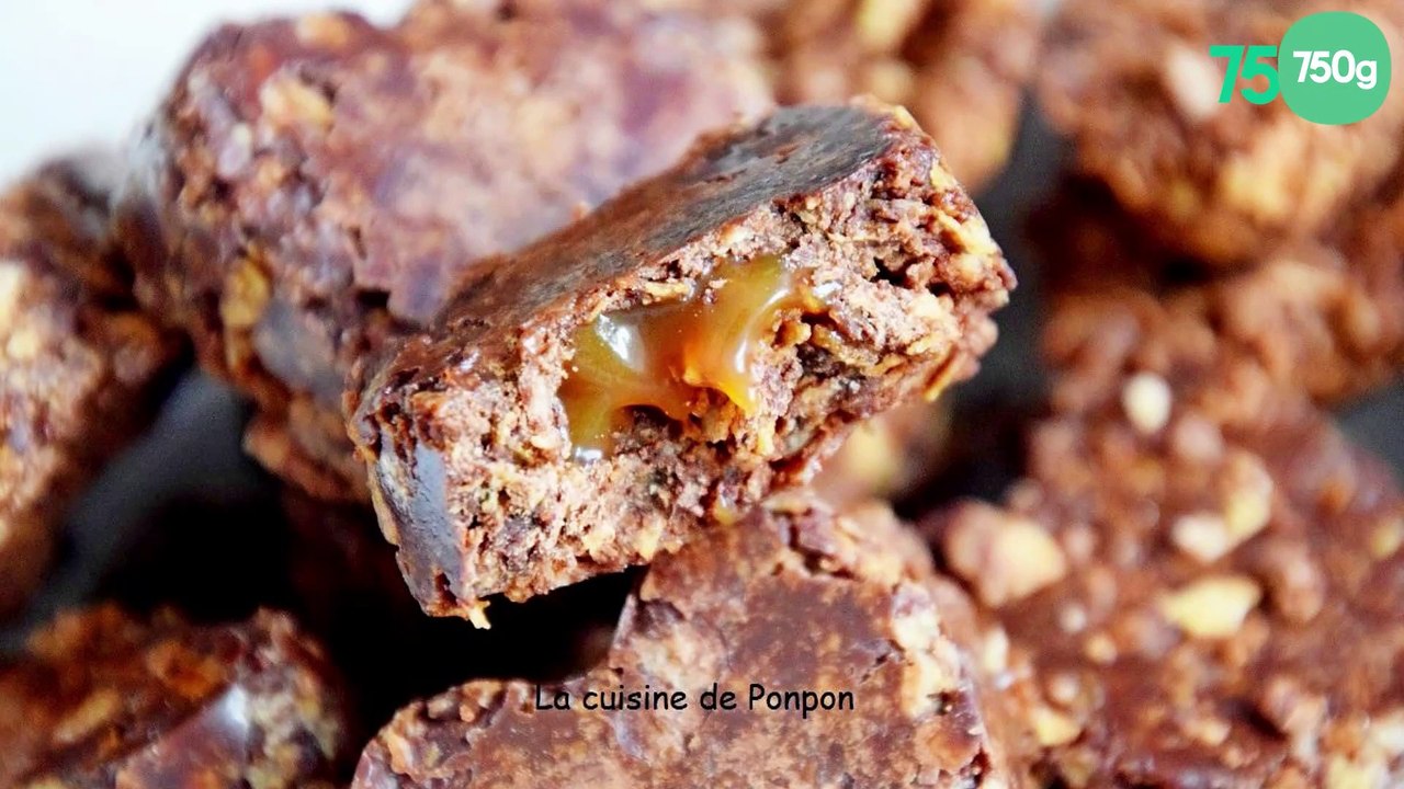 Petit cœur chocolat croustillant au cœur caramel