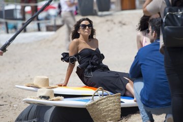 Eva Longoria's Cutout Swimsuit Took the Plunging Neckline to the Extreme