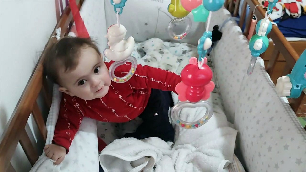 Alessandro e le sue prime passeggiate a gattoni