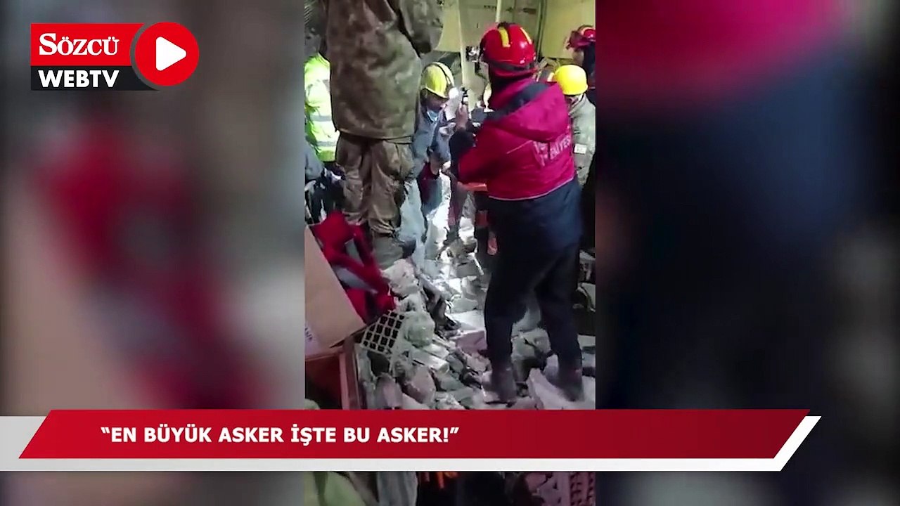"En büyük asker işte bu asker!"