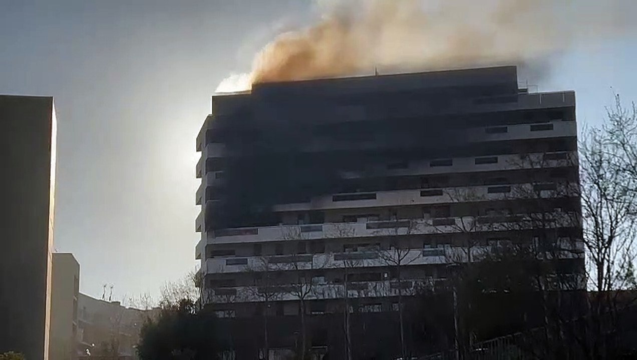 Incendio en Cornellà