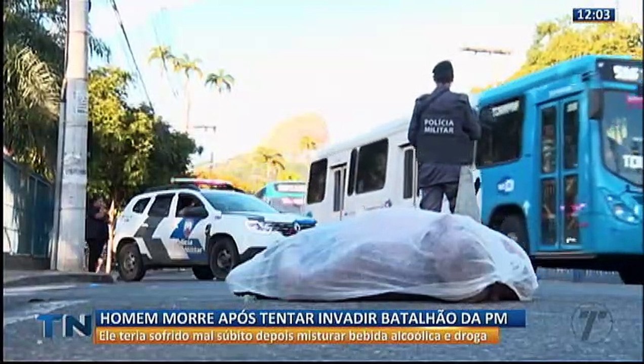 Homem morre após tentar invadir batalhão da PM...