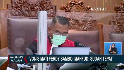 Download Video: Vonis Mati Ferdy Sambo dan 20 Tahun Putri Candrawathi, Mahfud MD: Sudah Tepat!