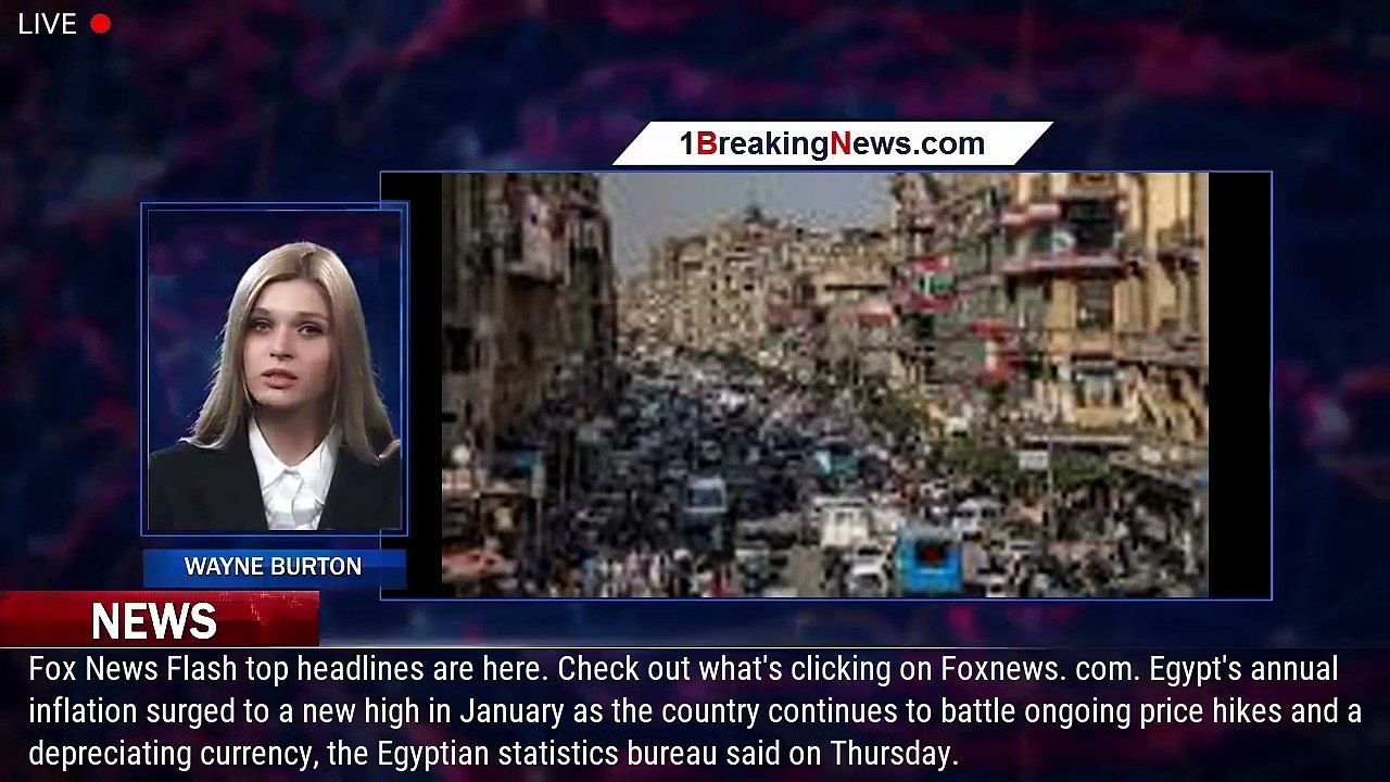 Annual inflation rate in Egypt reaches new high as currency surges video