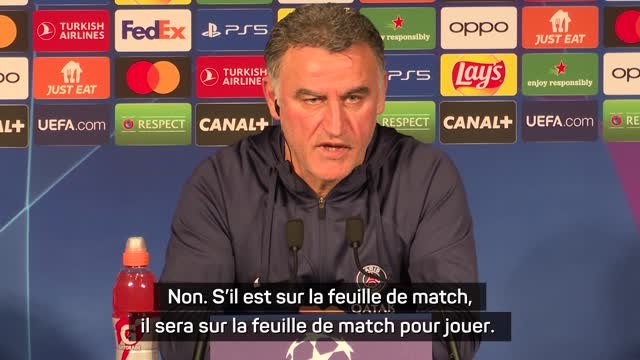 PSG - Galtier : Mbappé ne fera pas acte de présence sur le banc de touche