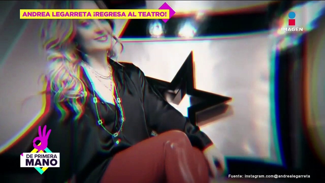 ¡Andrea Legarreta regresa al teatro!