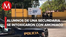 En Yucatán, 12 estudiantes resultaron intoxicados por una fuga de amoniaco
