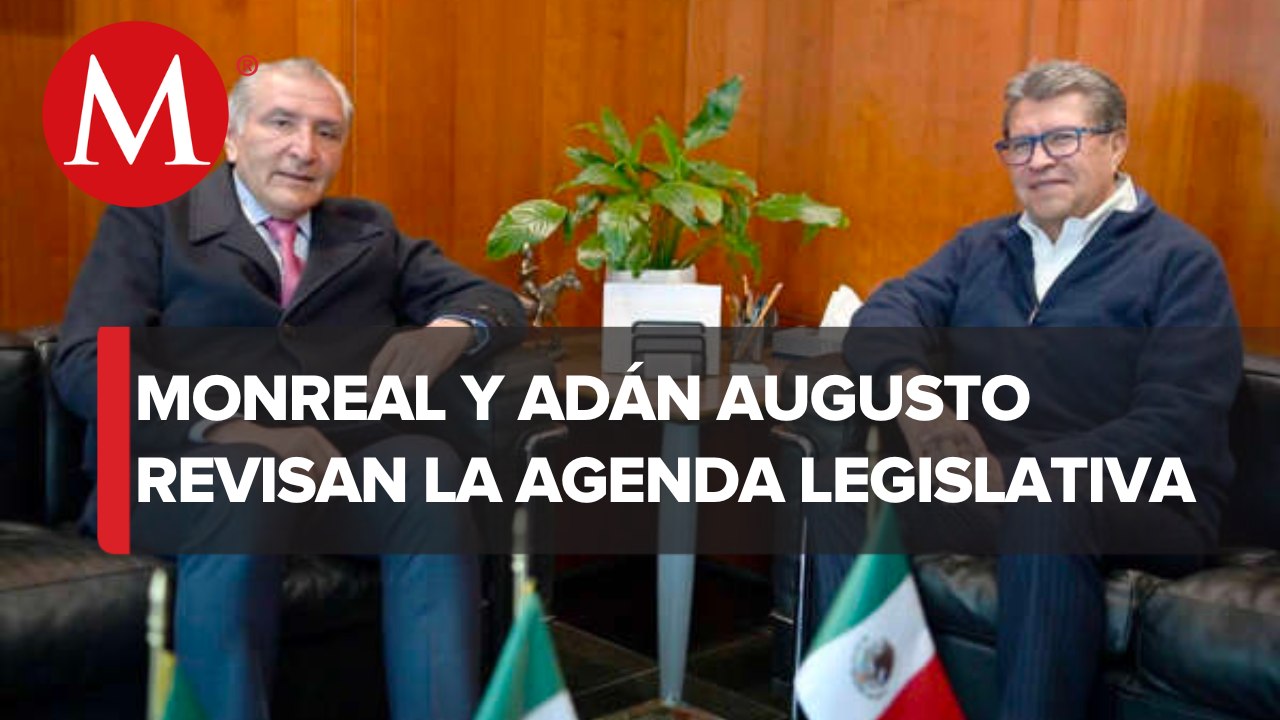 Monreal y titular de Segob se reúnen para hablar de agenda legislativa
