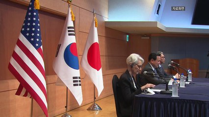 한미일 외교차관, 북핵 공조 재확인..."北에 대화 촉구" / YTN