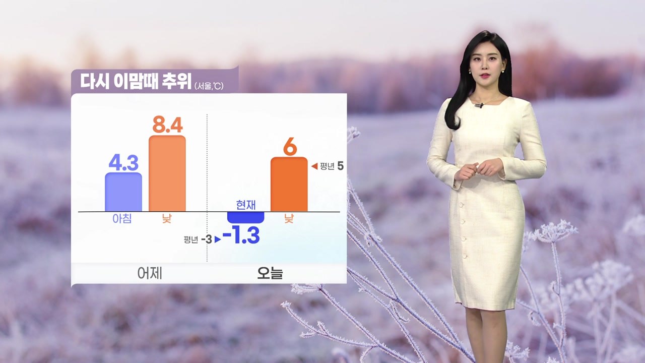 [날씨] 다시 이맘때 추위…동해안 내일까지 비·눈 / YTN