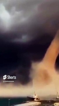 Tornado Hits Tobruk, Libya