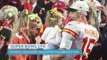 Brittany Mahomes and Daughter Sterling Go on Field to Celebrate Patrick Mahomes' Super Bowl 2023 Win