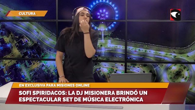 Sofi spiridacos la dj misionera brindó un espectacular set de música electrónica