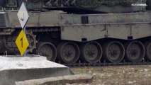شاهد: تدريبات مكثفة للقوات الأوكرانية على قيادة دبابات ليوبارد 2 الألمانية