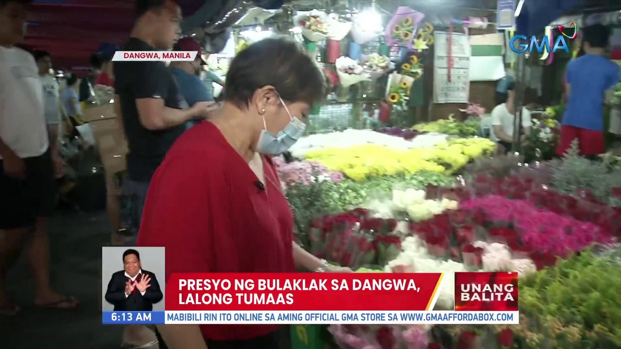 Presyo Ng Bulaklak Sa Dangwa Lalong Tumaas Ub Video Dailymotion 3204