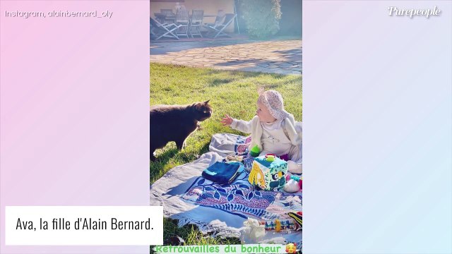 Alain Bernard : Exquise photo de sa fille Ava (6 mois), pour des retrouvailles du bonheur