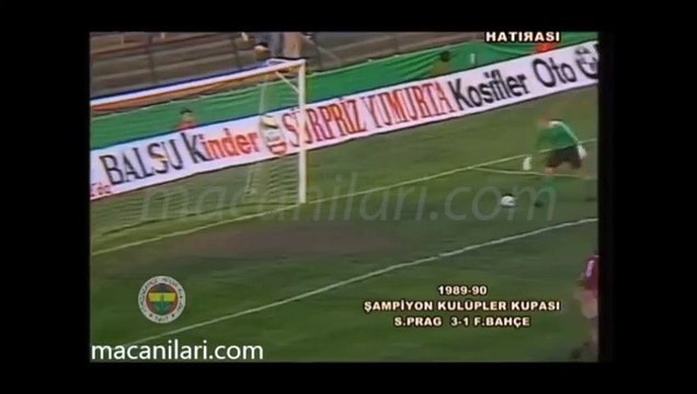 AC Sparta Prag 3-1 Fenerbahçe 13.09.1989 - 1989-1990 European Champion Clubs' Cup 1st Round 1st Leg
