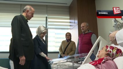 Cumhurbaşkanı Erdoğan, depremzede annenin kızına ezan okuyup, isim koydu