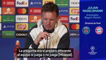 Nagelsman: "Asumo que Mbappé puede jugar de inicio"