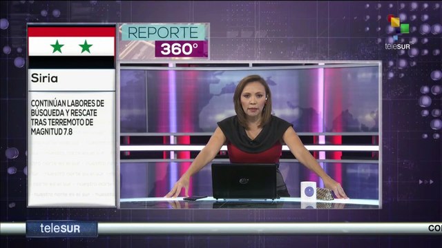 Labores de búsqueda y rescate de sobrevivientes continúan en Siria a 7 días del sismo