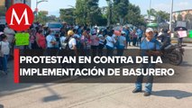 En Veracruz, realizan bloqueos en modo de rechazo a la construcción de un basurero