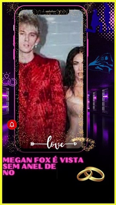 Megan Fox tira o anel de noivado e desencadeia especulações sobre o futuro do casamento