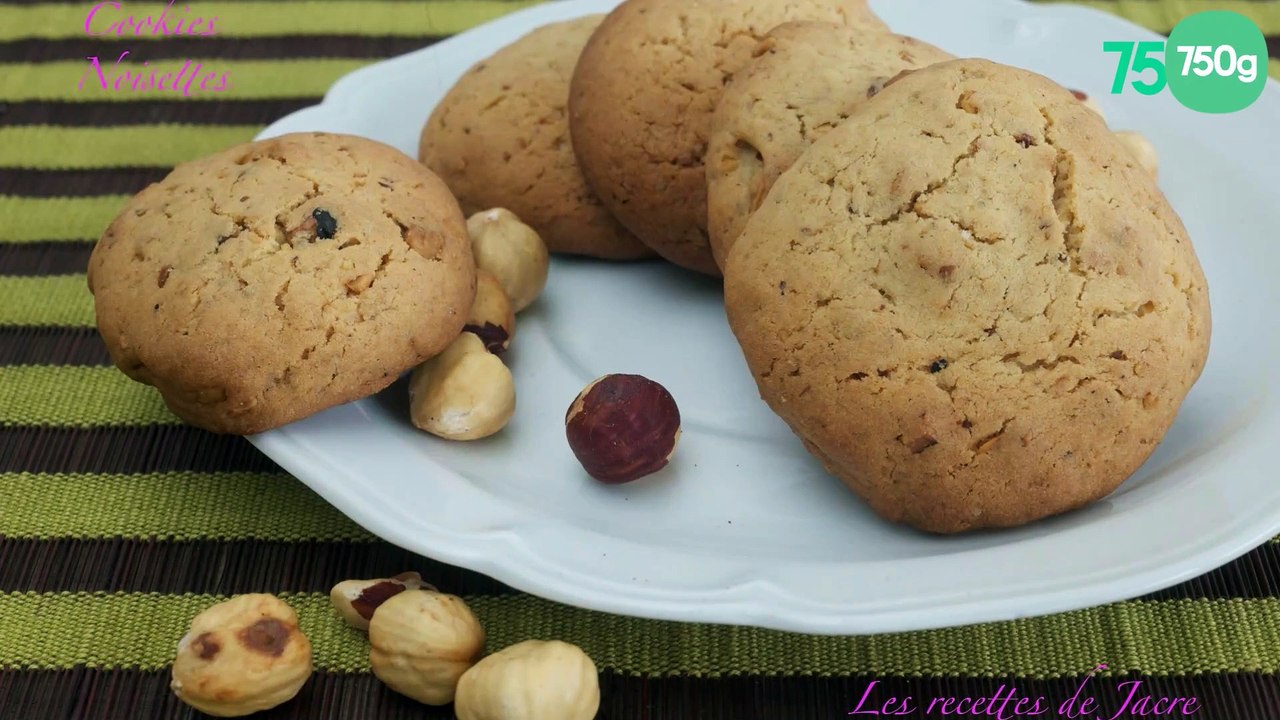 Cookies aux noisettes torifiées et beurre d'érable