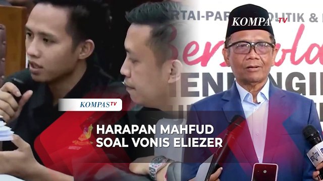 Mahfud MD Soal Vonis Eliezer: Tanpa Dia, Kasus Pembunuhan Yosua akan Jadi 'Dark Number'