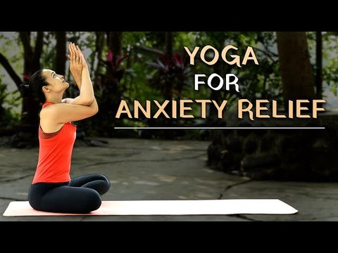 Try This Calming Yoga & Meditation For Anxiety Relief | Easy Yoga Poses | Beginner's Yoga | YogFit