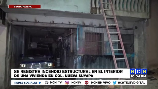 Incendio estructural deja pérdidas materiales en la col. Nueva Suyapa
