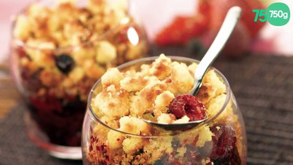 Download Video: Crumble aux fruits rouges chapelure et tapioca Tipiak