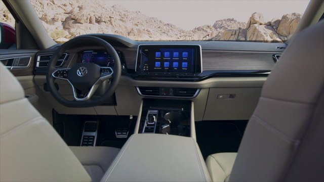 Neuer Volkswagen Atlas und Atlas Cross Sport - Hochwertigeres Interieur und mehr Komfortfeatures