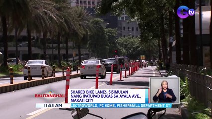 Shared bike lanes, sisimulan nang ipatupad bukas sa Ayala Avenue, Makati City | BT
