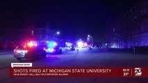 Students speak after shots fired at Michigan State University