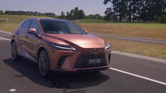 2023 Lexus RX 350h Sport Luxury Driving Video