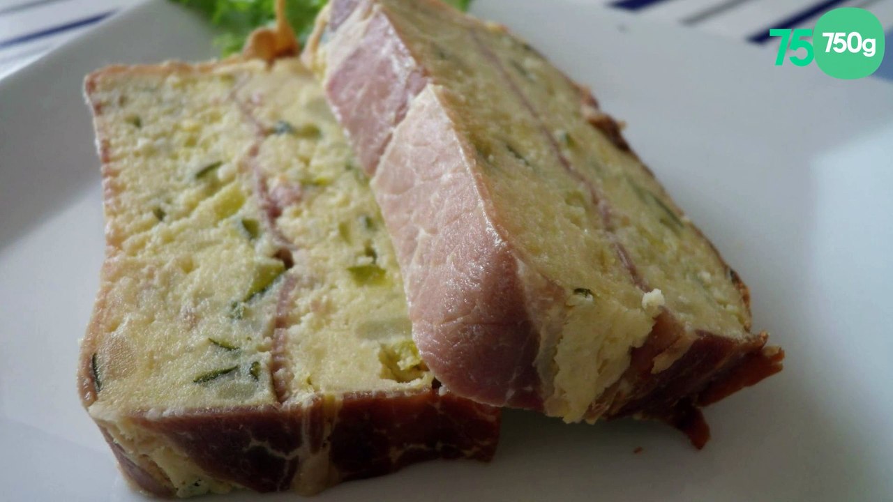 Terrine de courgette et pomme de terre au jambon de pays Vidéo